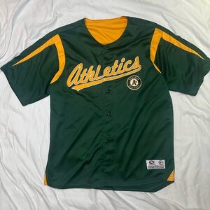 Athletics Green and Yellow Jersey